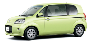 Коврики из экокожи 3D  Toyota Porte II 2012-2020 (правый руль)