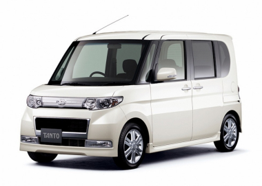 Коврики из экокожи 3D  Daihatsu Tanto II 2007-2013 (правый руль)