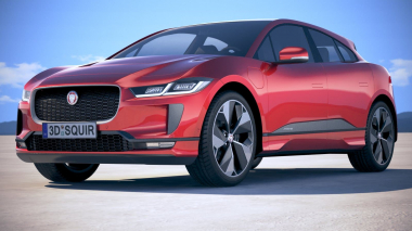 Коврики из экокожи 3D  Jaguar I-Pace 2018-н.в.